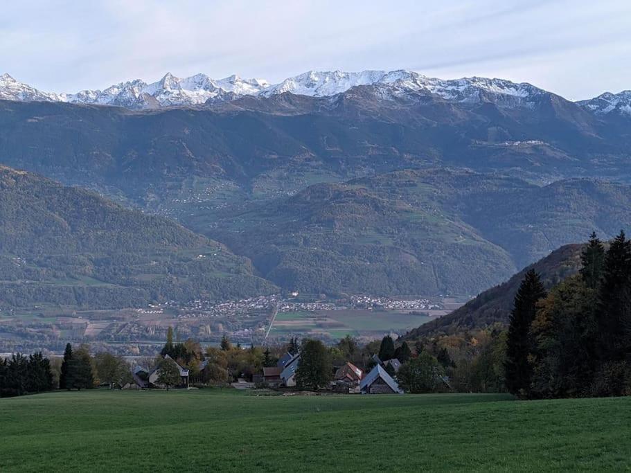 Maison Familiale En Montagne Avec Vue Merveilleuse Sur Le Massif De Belledonne Saint-Bernard  Εξωτερικό φωτογραφία