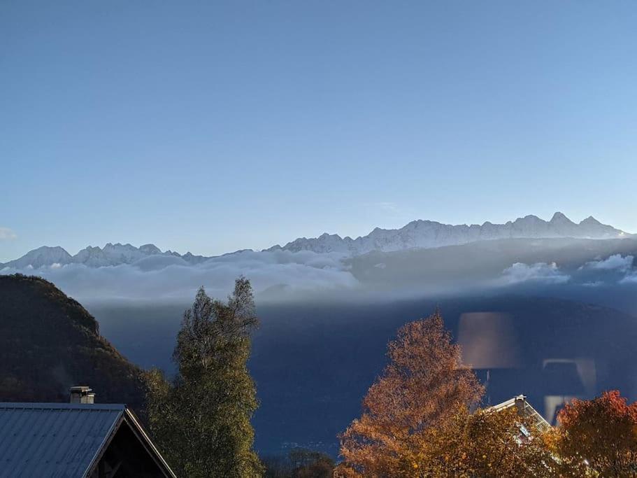 Maison Familiale En Montagne Avec Vue Merveilleuse Sur Le Massif De Belledonne Saint-Bernard  Εξωτερικό φωτογραφία