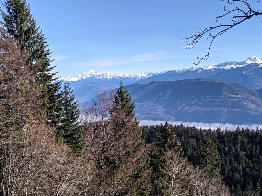 Maison Familiale En Montagne Avec Vue Merveilleuse Sur Le Massif De Belledonne Saint-Bernard  Εξωτερικό φωτογραφία