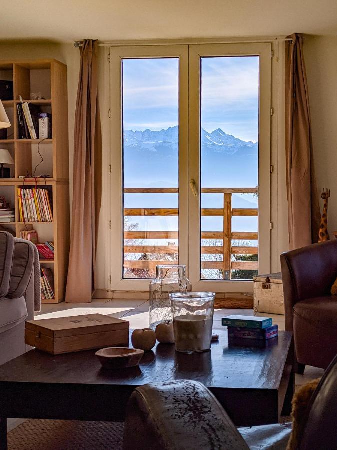 Maison Familiale En Montagne Avec Vue Merveilleuse Sur Le Massif De Belledonne Saint-Bernard  Εξωτερικό φωτογραφία