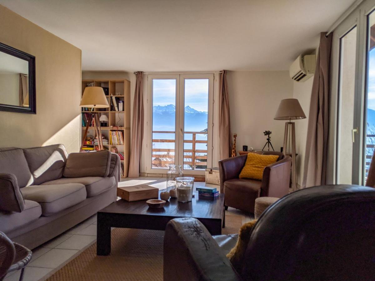 Maison Familiale En Montagne Avec Vue Merveilleuse Sur Le Massif De Belledonne Saint-Bernard  Εξωτερικό φωτογραφία