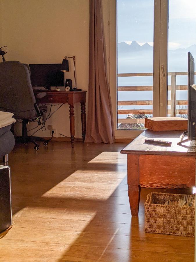 Maison Familiale En Montagne Avec Vue Merveilleuse Sur Le Massif De Belledonne Saint-Bernard  Εξωτερικό φωτογραφία