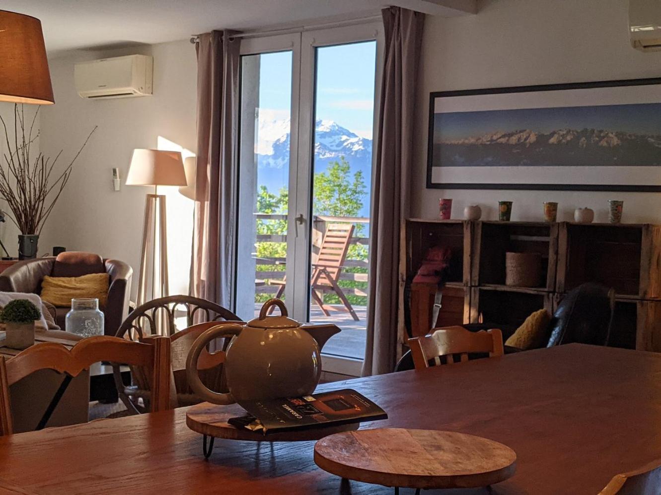 Maison Familiale En Montagne Avec Vue Merveilleuse Sur Le Massif De Belledonne Saint-Bernard  Εξωτερικό φωτογραφία